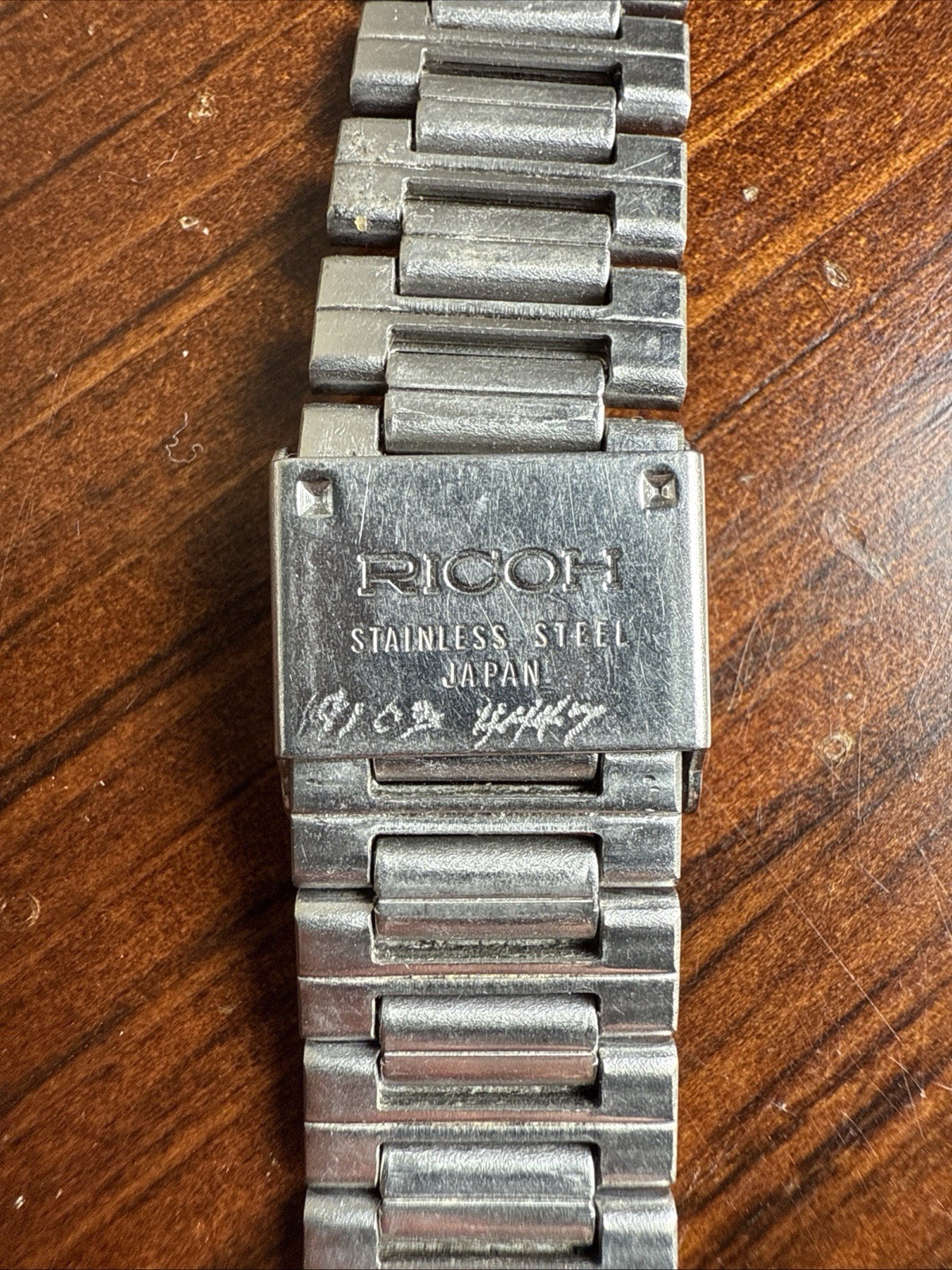 Ricoh Quartz Ana-Digi Alarm Chronograph Calendar Vintage New Battery
