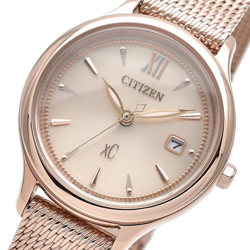 Citizen xC EW2635-54A Quartz Pink Gold Dial 28 mm Watch