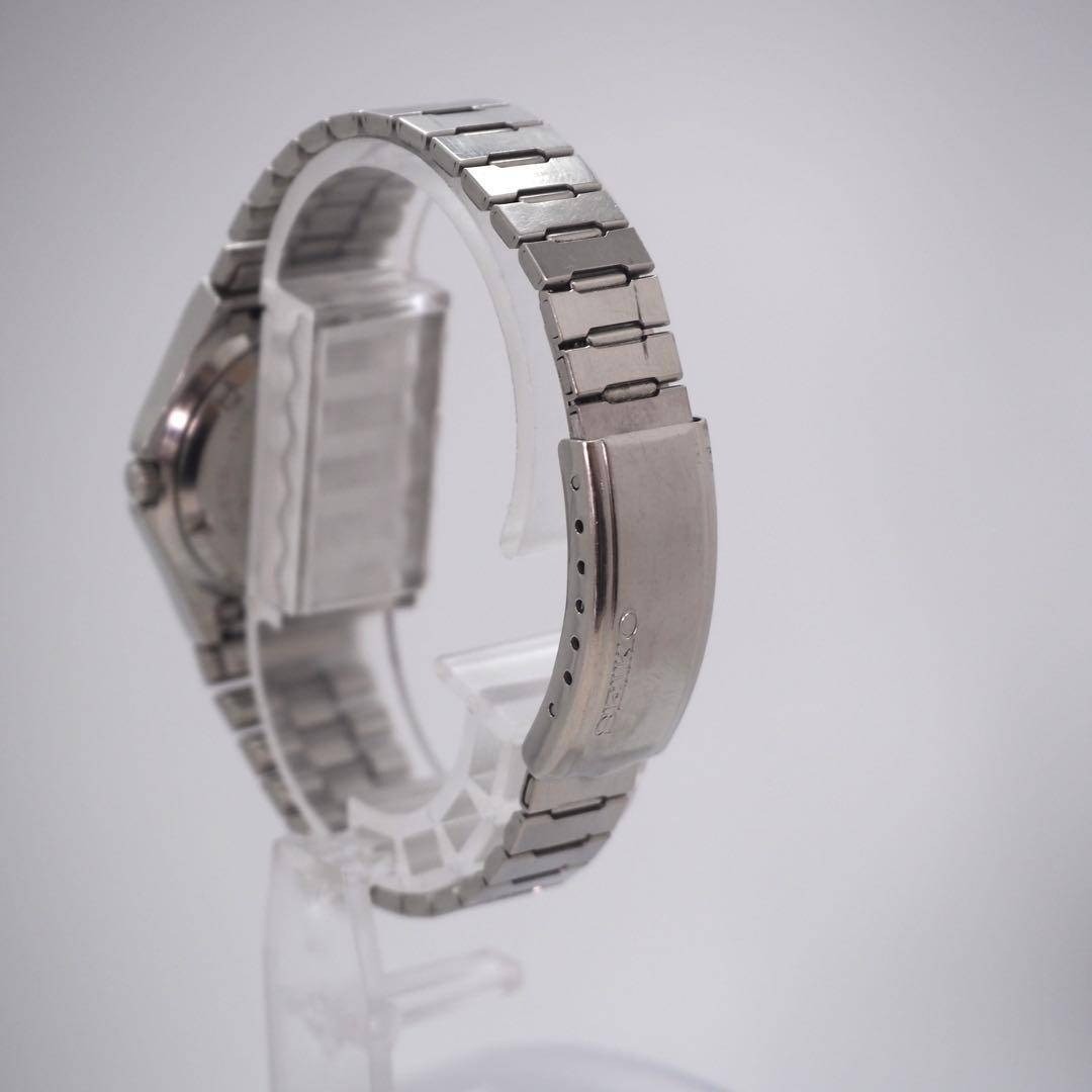 663 Working SEIKO watch ladies’ Silver Wave Silver White