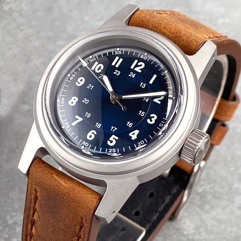 Tandorio New 36mm Sapphire Arabic Numerals 20ATM NH35A Automatic Men Watch Lume