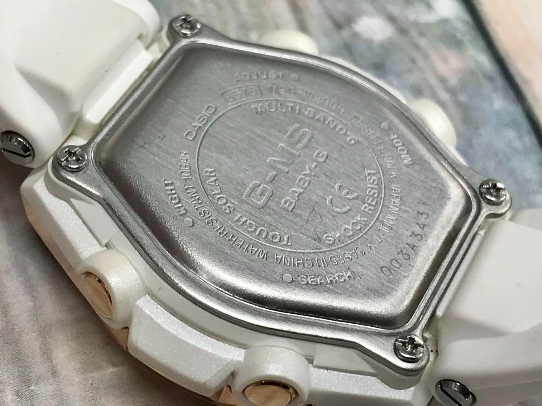 Duty Paid US Only CASIO G-Shock G-MS BABY-G MSG-W200G white USED working