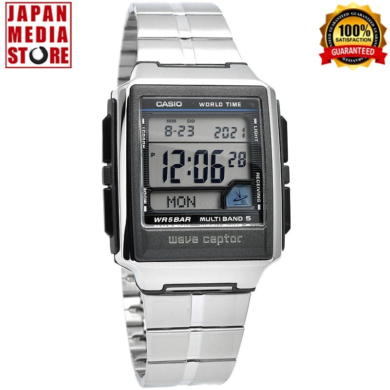 CASIO WAVE CEPTOR WV-59RD-1AJF Radio Atomic Digital Stainless Steel Men Watch