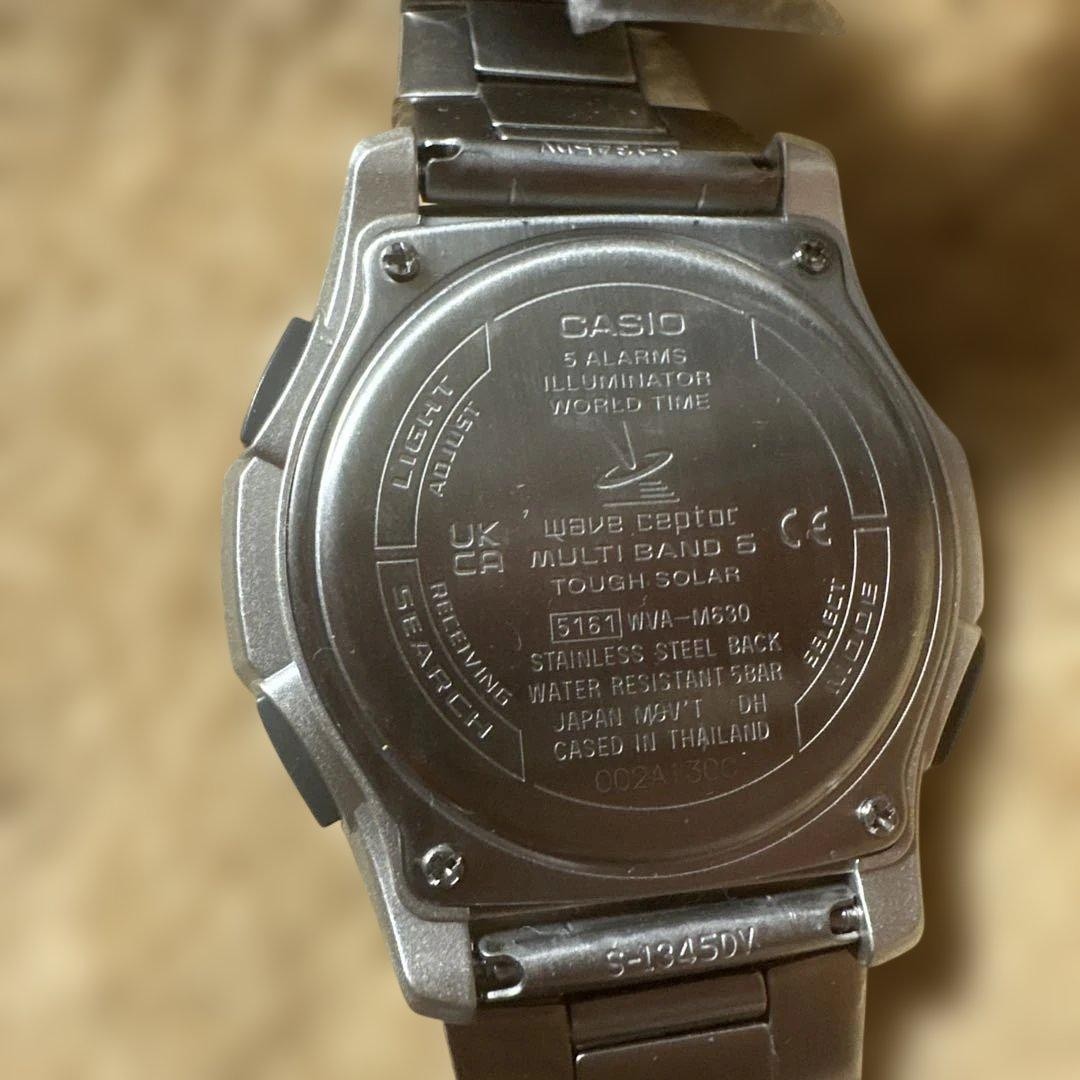 CASIO Wave Ceptor WVA-M630 Radio-Controlled Solar Watch From Japan