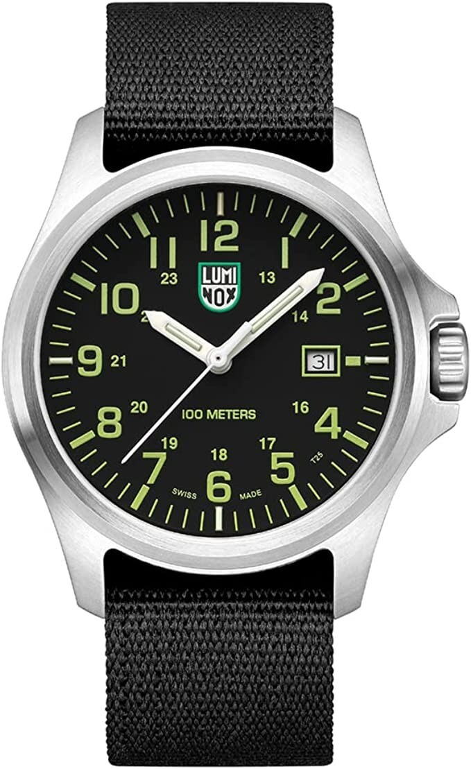 LUMINOX PATAGONIA STEEL X2.2517 43MM BLACK DIAL 100M MEN’S WATCH BRAND NEW
