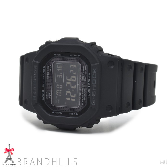 Casio G SHOCK Men’s Watch 5000 Series Solar Radio Digital SS Resin GW 5000HS 1JF