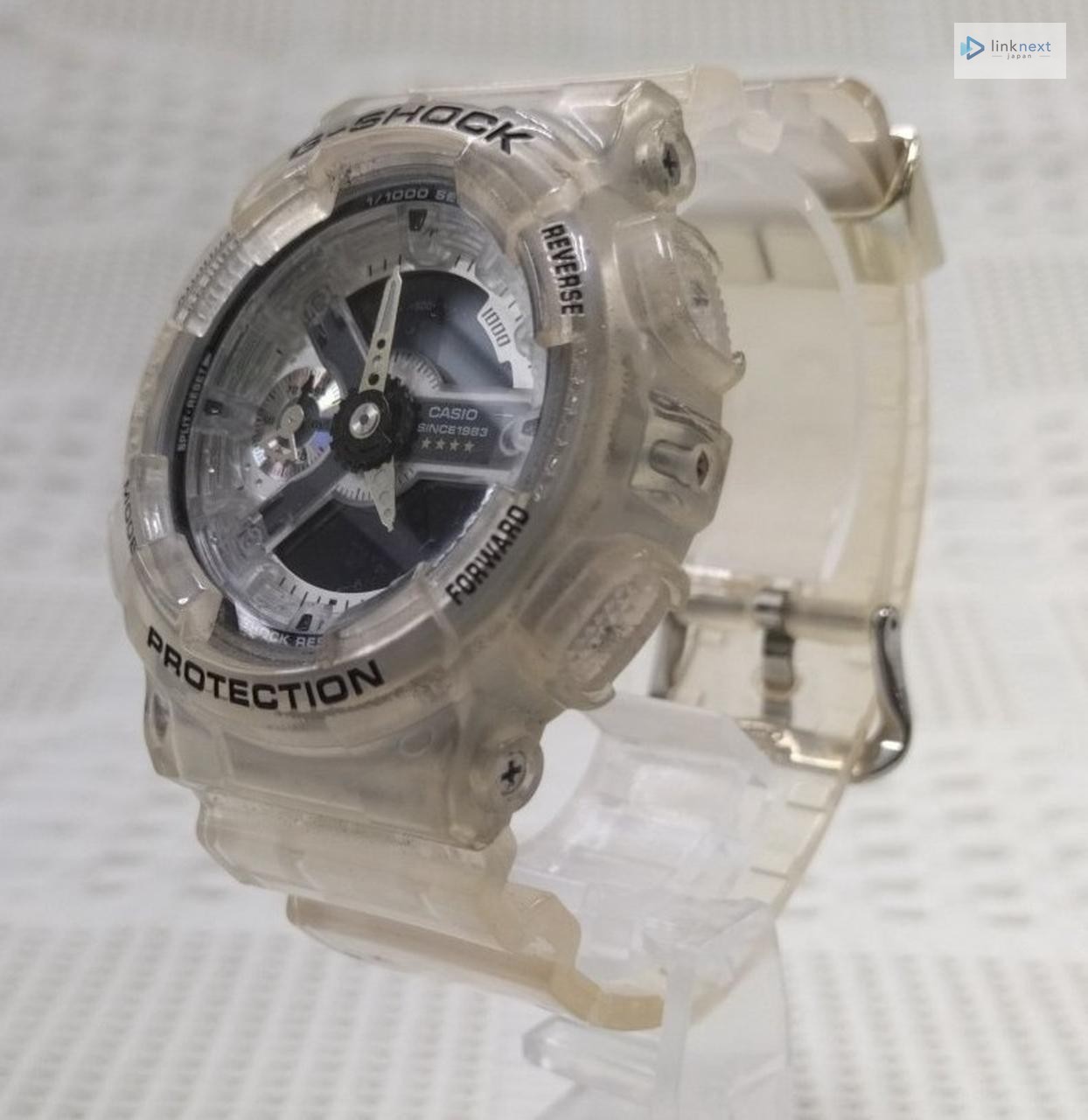 Casio GMA-S114RX G-Shock Men’s Transparent Resin Analog Watch