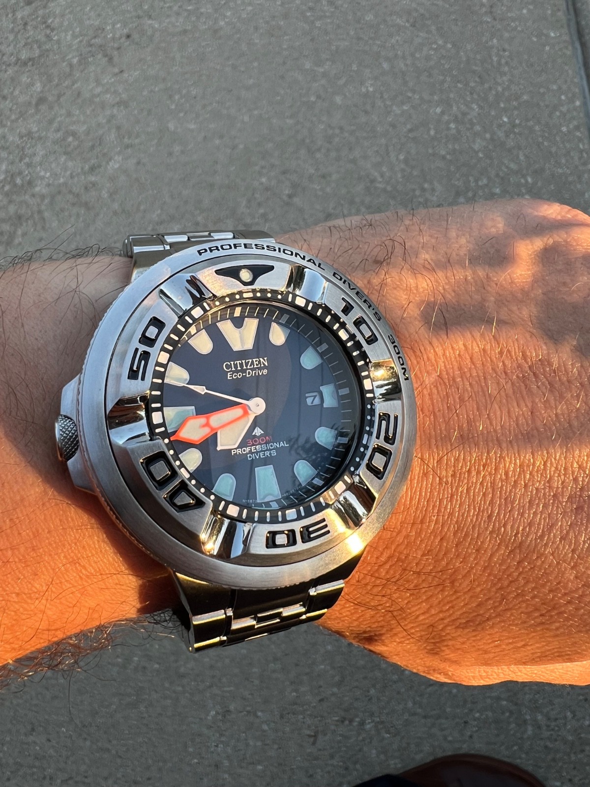 Citizen “Eco-Zilla” – BJ8050-59E , 300M Professional Diver – OnBracelet – Rare
