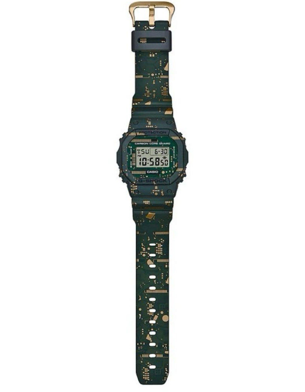 Casio G-Shock DWE-5600CC-3ER Resin Case with Green Plastic Band Men’s From Japan