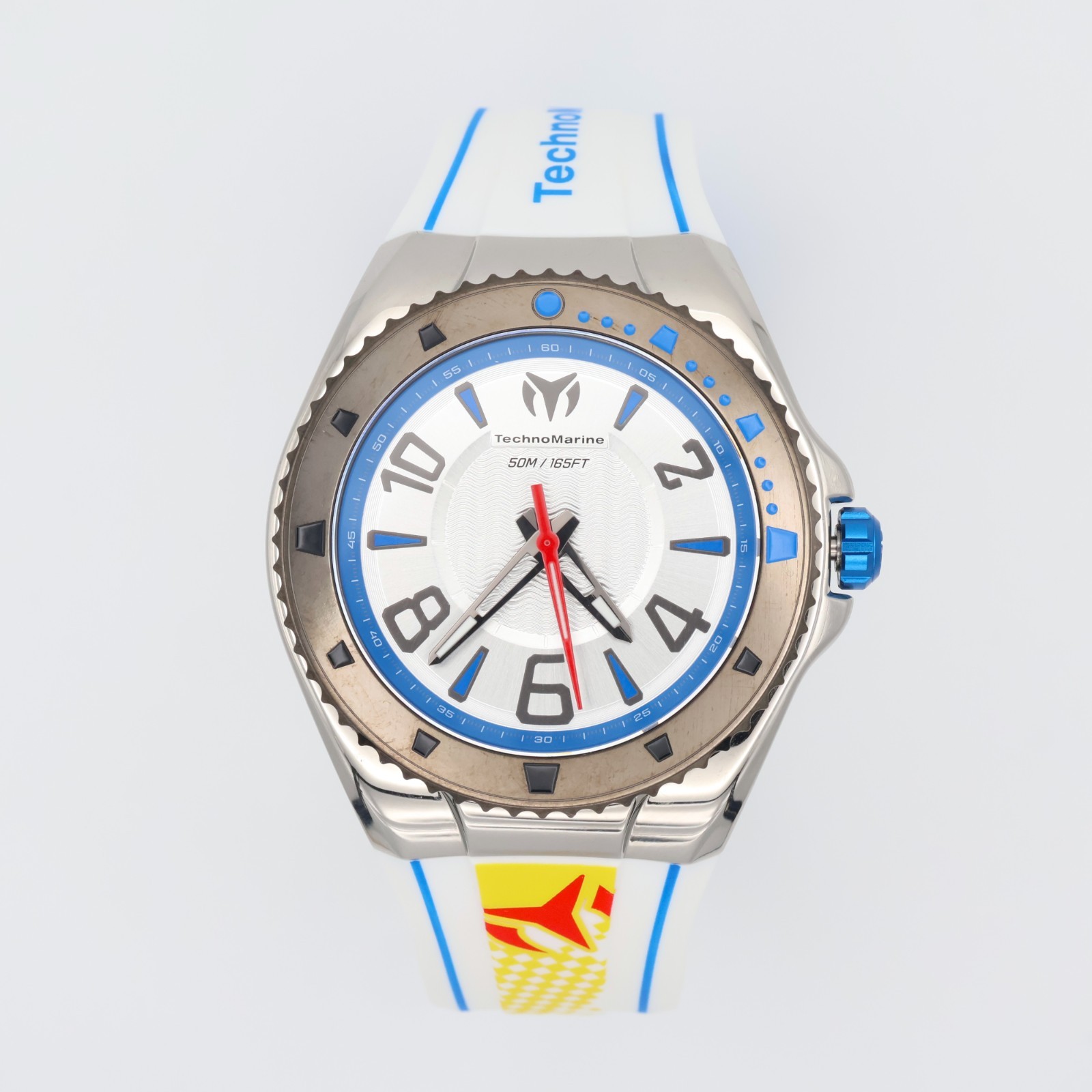 TechnoMarine TM-525013 (Ref 12735) Racing Legends 44mm Silver Case Quartz Sport
