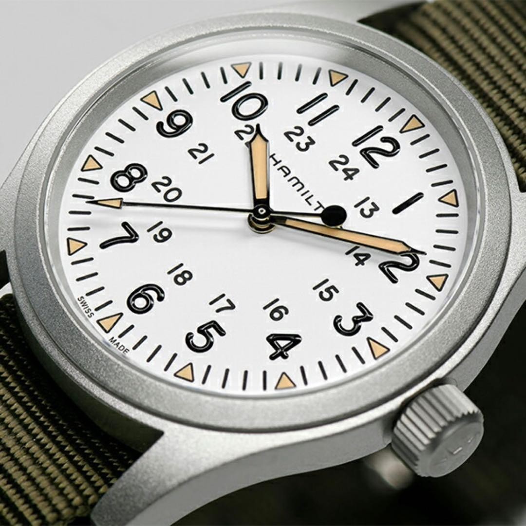 Hamilton Khaki Field Mechanical H694390 Watch Stainless Steel 38mm NATO