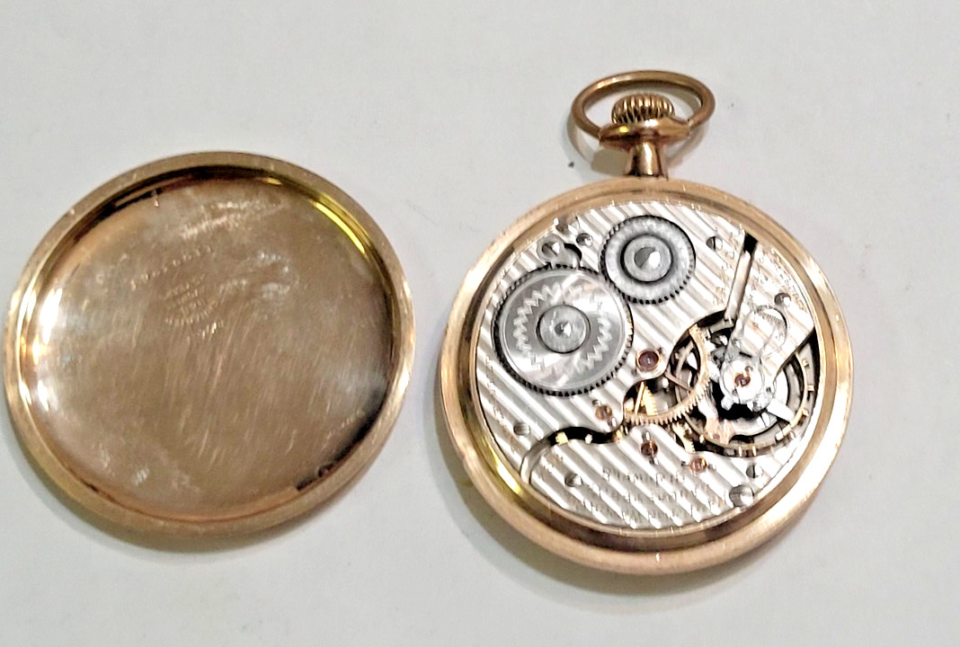 Antique 1917 Hamilton Railroad Grade 16s 21 Jewels GF Case Pocket Watch.