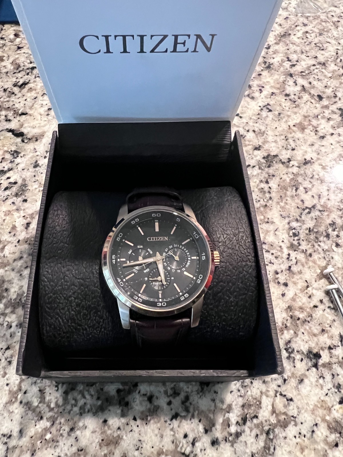 Citizen Eco-Drive Black Men’s Watch – BU2013-08E