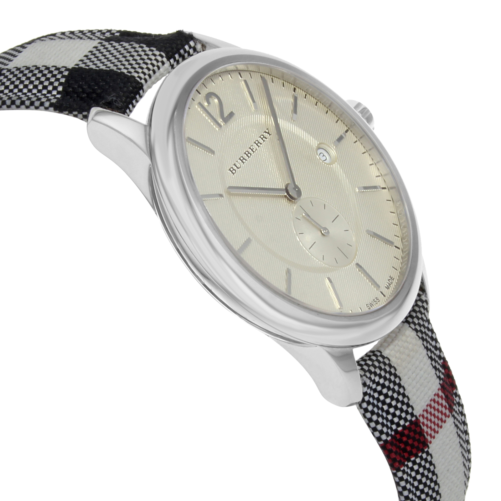 Burberry The Classic Round Silver Dial Steel Quartz Unisex Watch BU10002