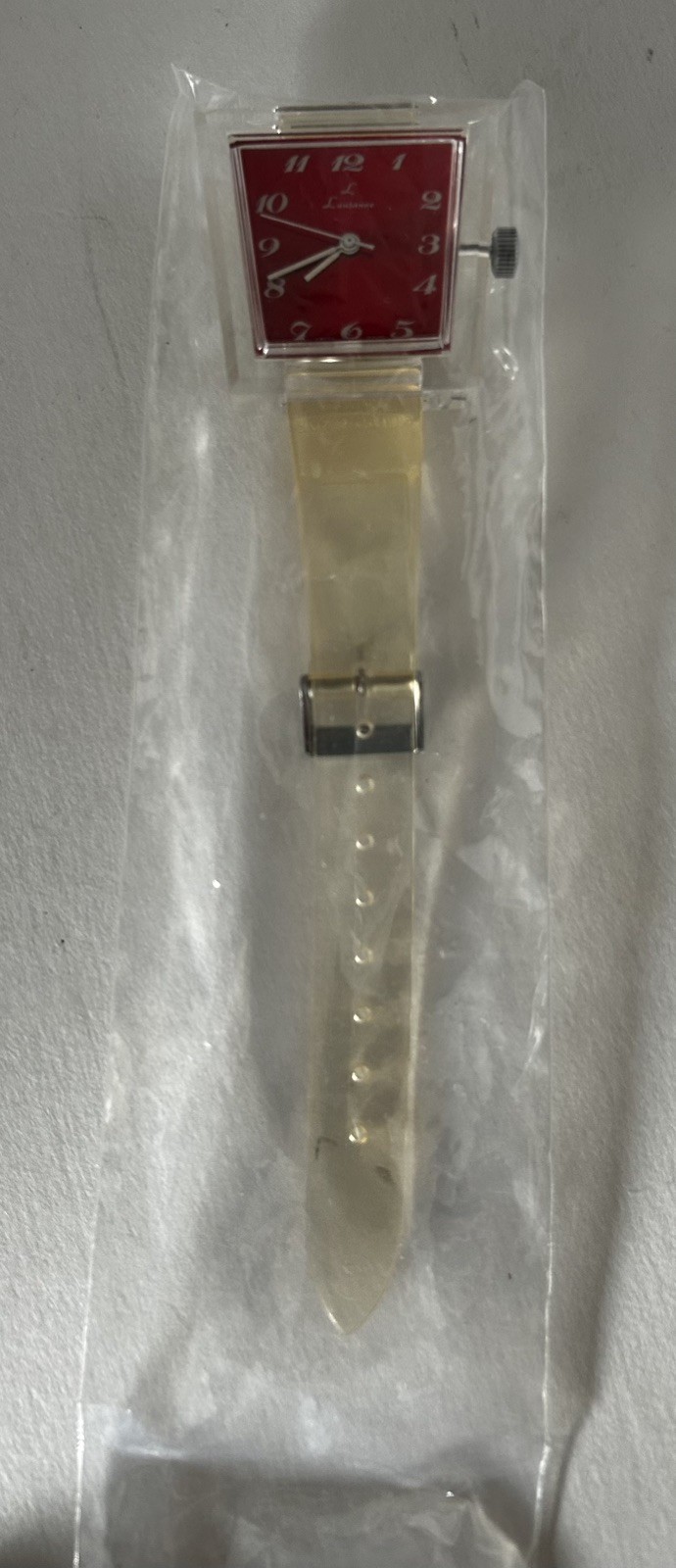 VTG Lausanne Red/clear Mechanical Winding Watch Unisex