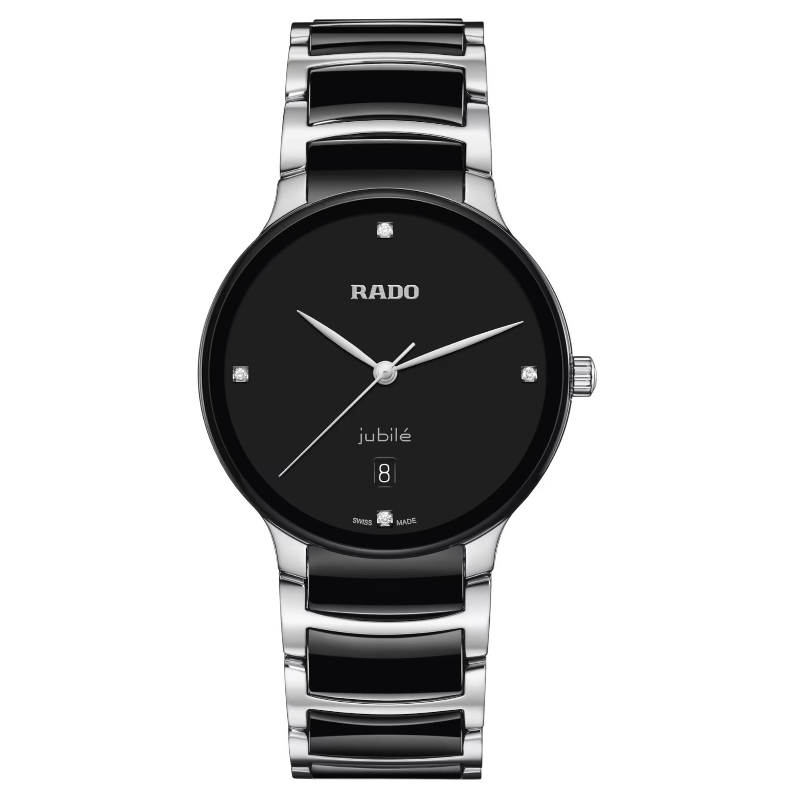 Rado Centrix Quartz Diamond Two Tone Ceramic Stainless Men’s Watch R30021712