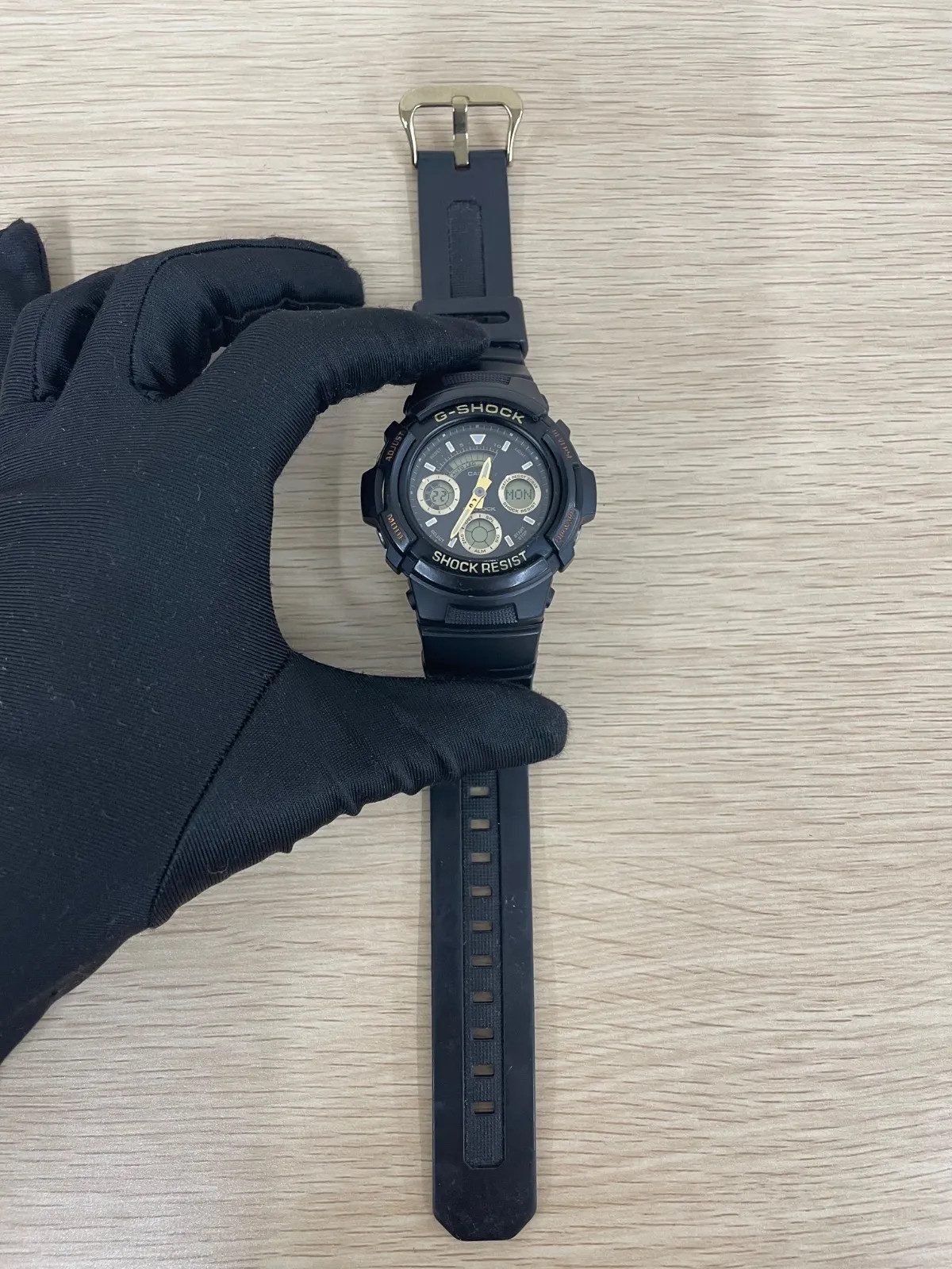 #【Working Condition】G-SHOCK AW-591GBX Black x Gold Casio【Watch 1】【2】