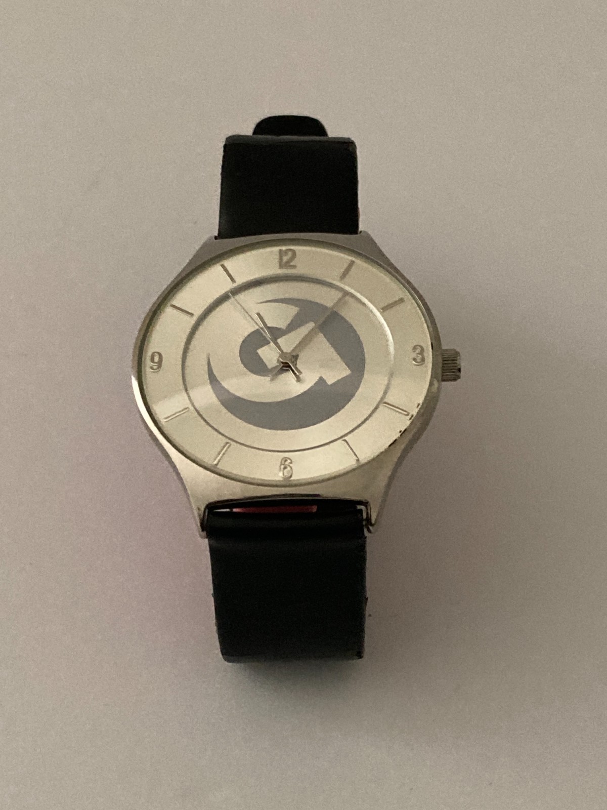 Sweda Men’s Quartz Analog Watch – Black Leather Band, Silver Case, with Gift Box