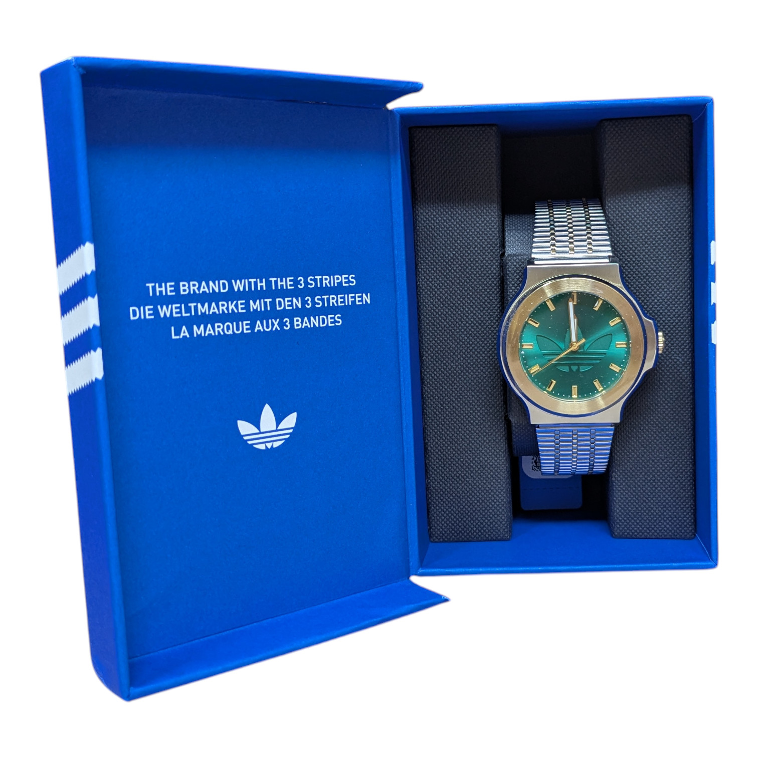 Adidas Originals Expression Three Two-Tone 41mm Watch – Bold Green – KL1771