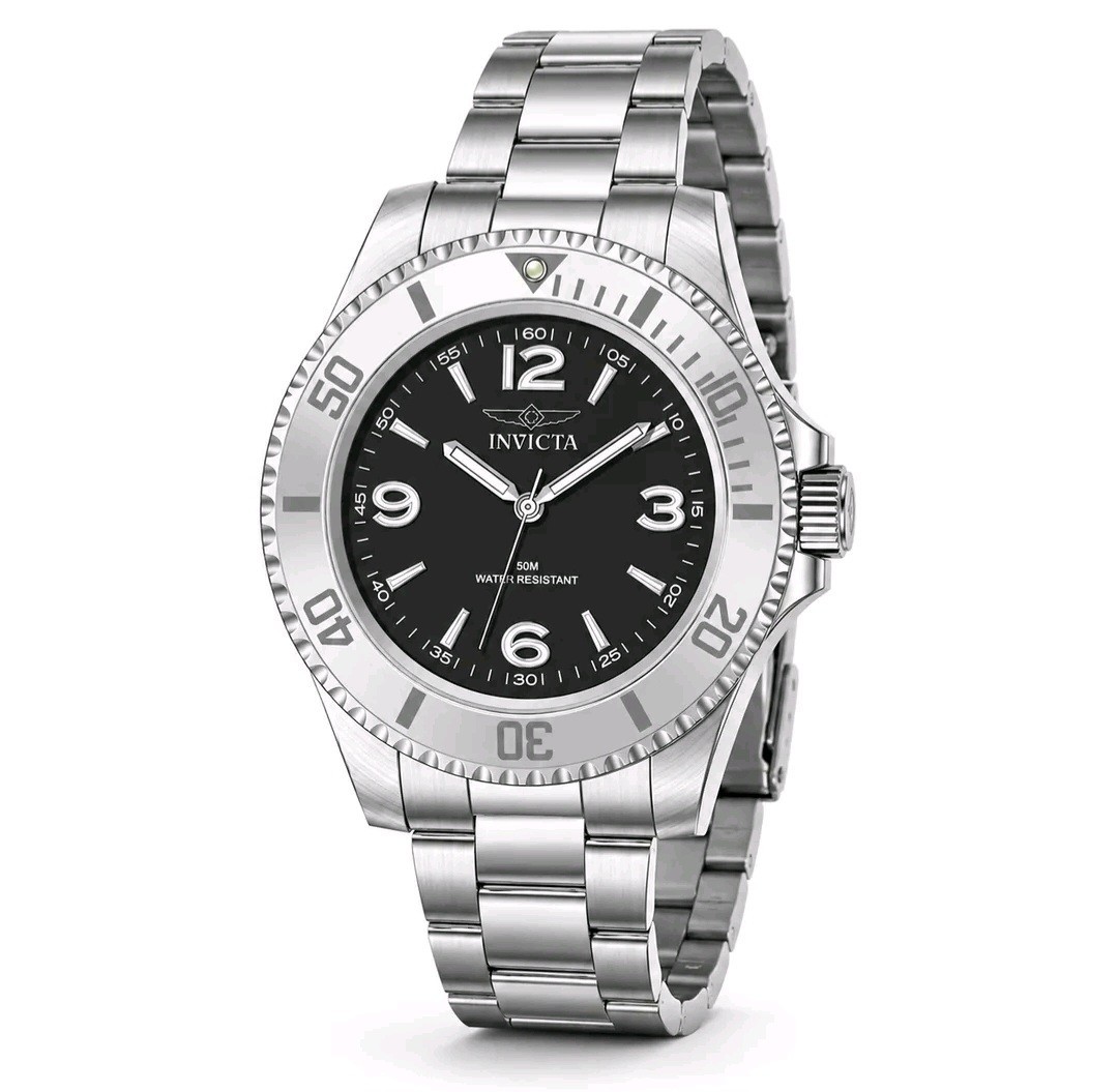 Invicta Specialty Rowan Men’s Watch – 40mm 69479 Stainless W/Black Dial New!!