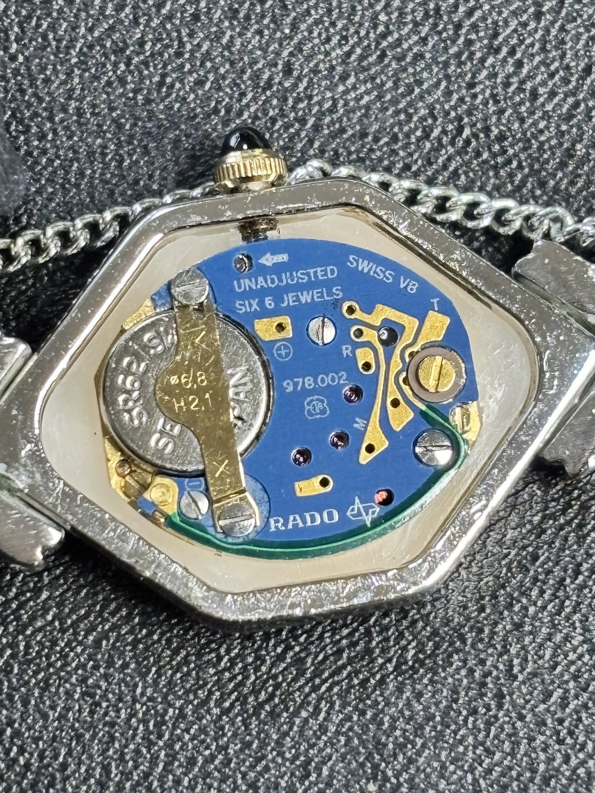 Serviced Rado Florence 133.9710.2 Silver Dial Hexagon 18mm Quartz Women’s Watch