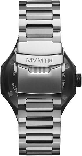 MVMT Men’s Raptor Automatic Watch Self Winding Stainless Case and Link Bracelet