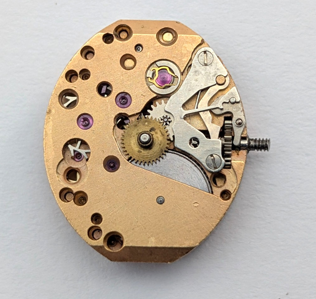 Vintage GIRARD PERREGAUX 975-172 17j Cocktail Watch Movement 13mm PARTS REPAIR