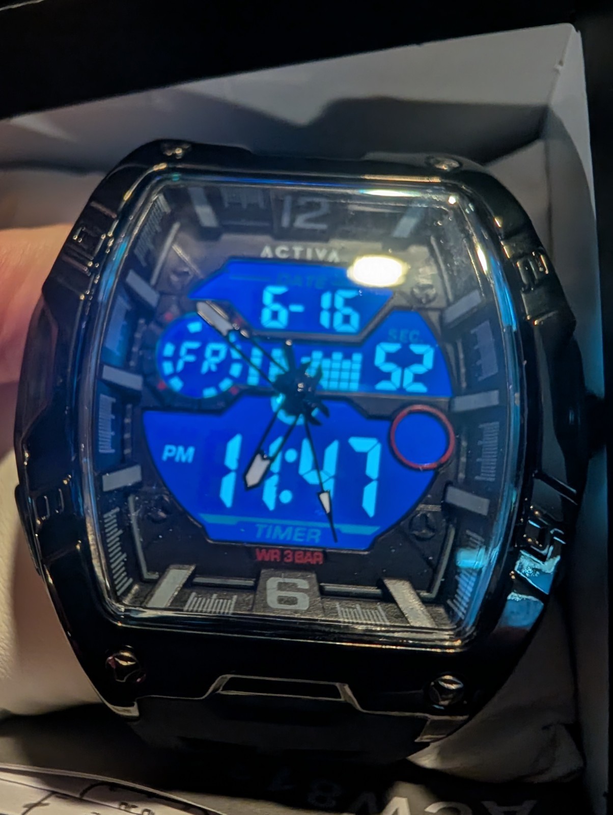 Activia Digital Mens Watch Open To Offers Brand New