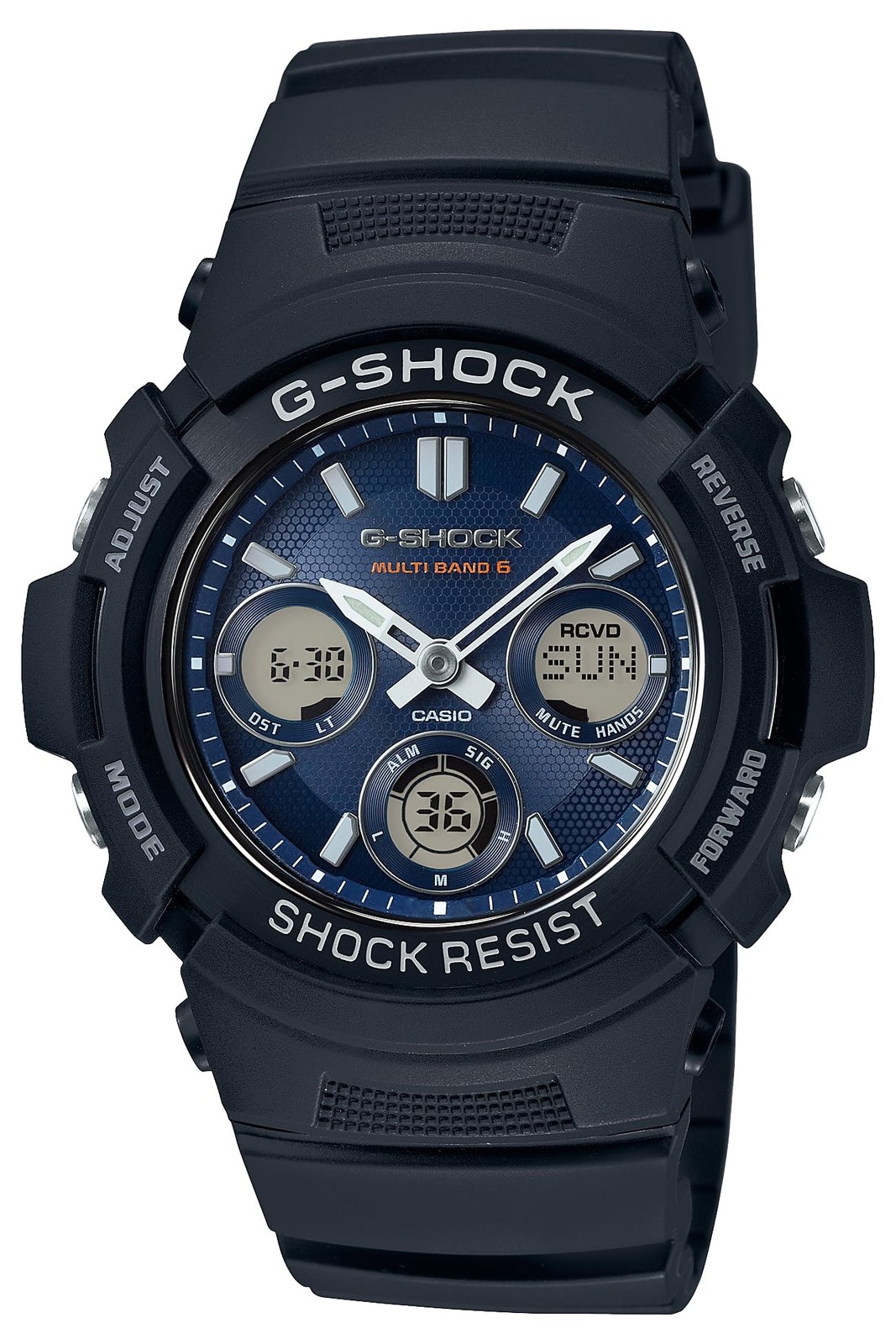 CASIO Watch G-SHOCK AWG-M100SB-2AJF Blue Men