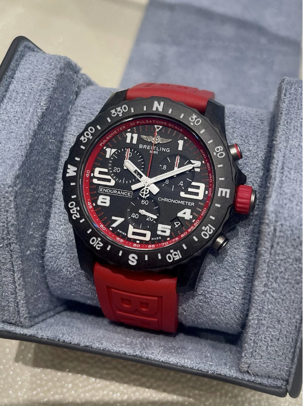 Breitling Endurance Pro Chronograph Red 44mm – Black Polymer, X82310D91B1S1