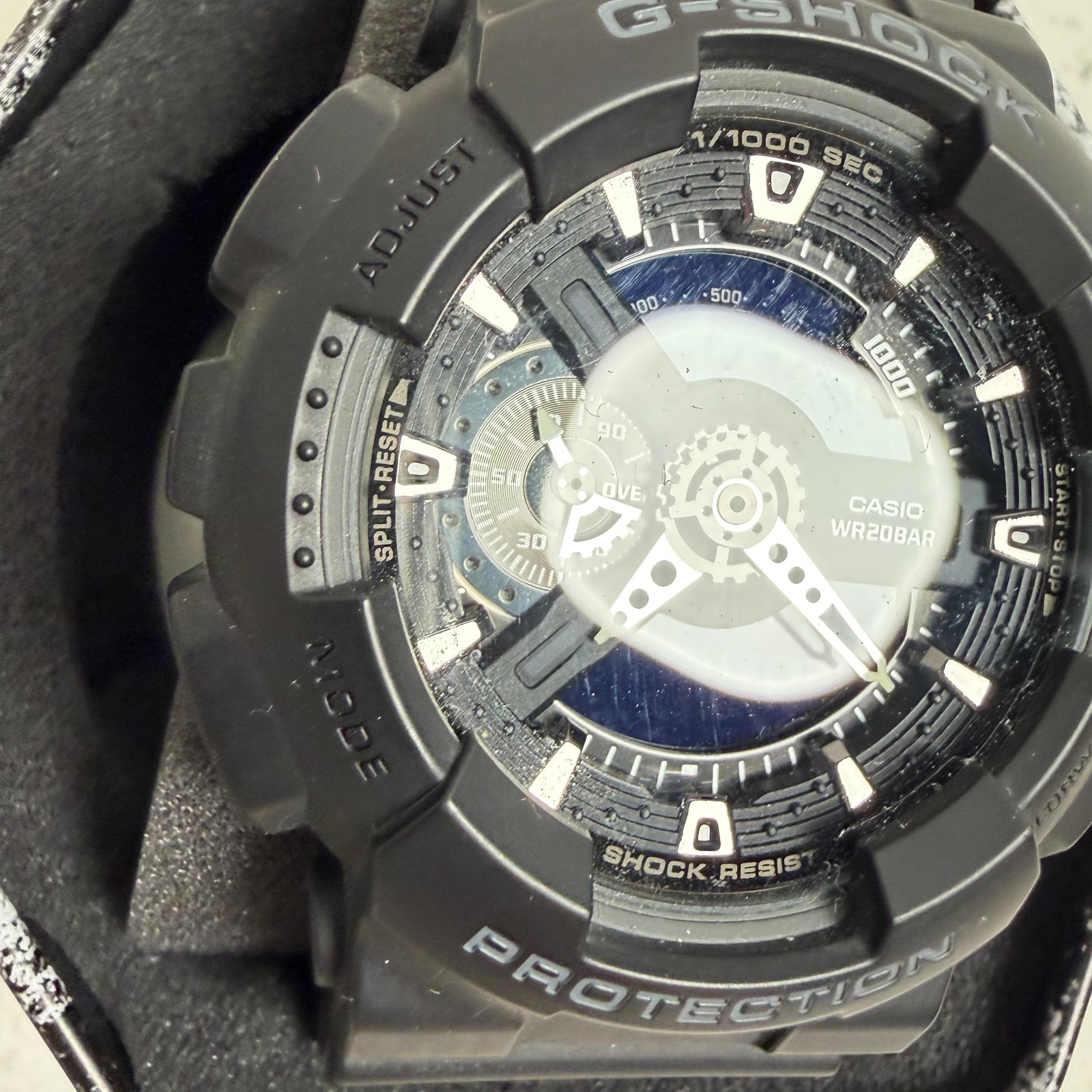 Casio G-Shock GA-110 Matte Black Water Resistant Analog-Digital Sports Watch