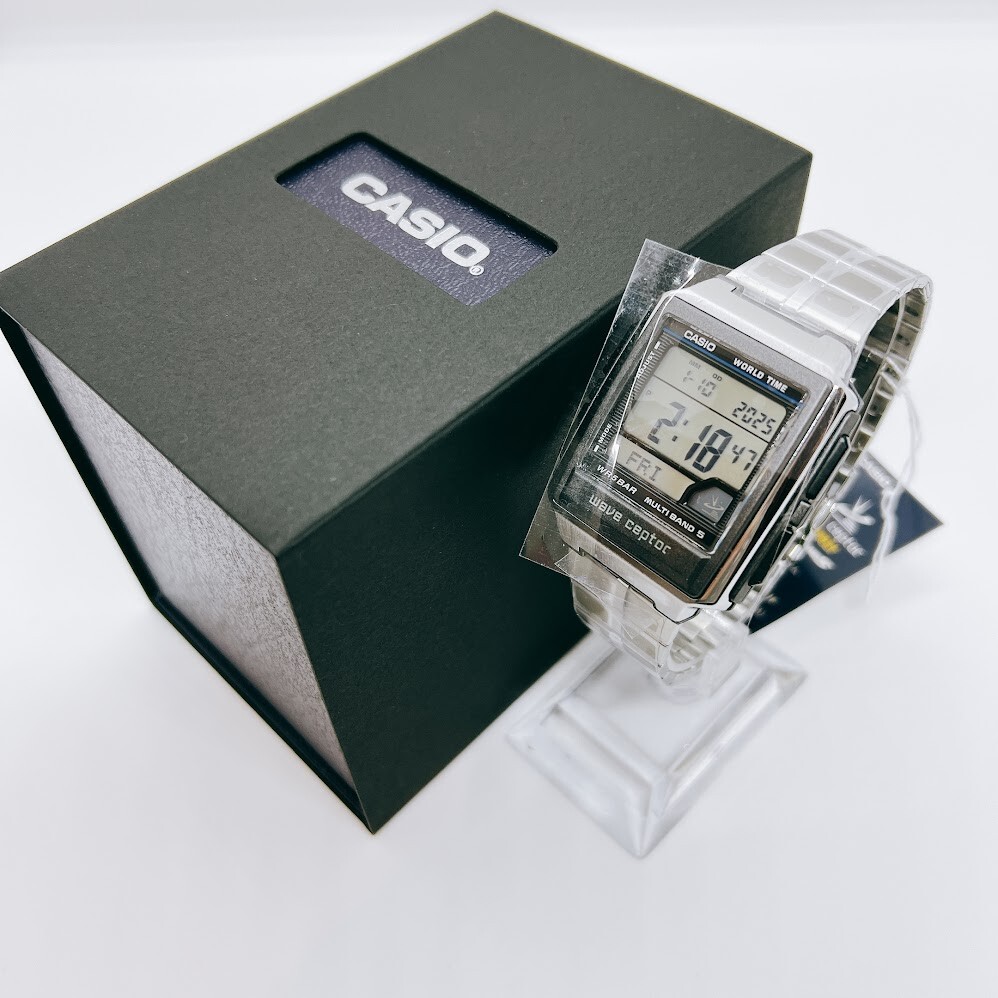 CASIO WAVE CEPTOR WV-59RD-1AJF Men’s Watch Super Illuminator Japan Silver