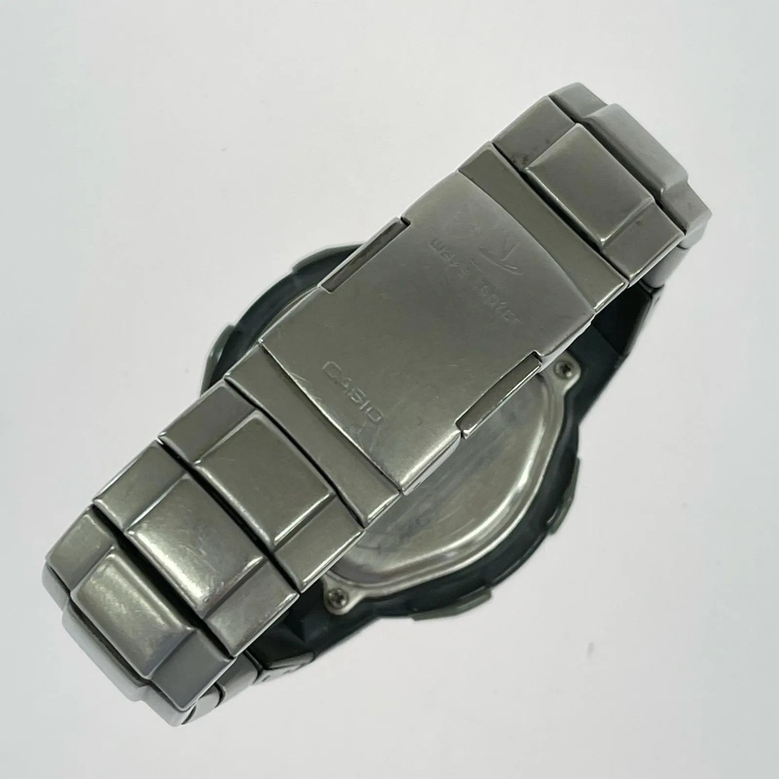 CASIO WVA-310 WAVE CEPTOR TOUGH SOLAR Watch / Navy x Silver