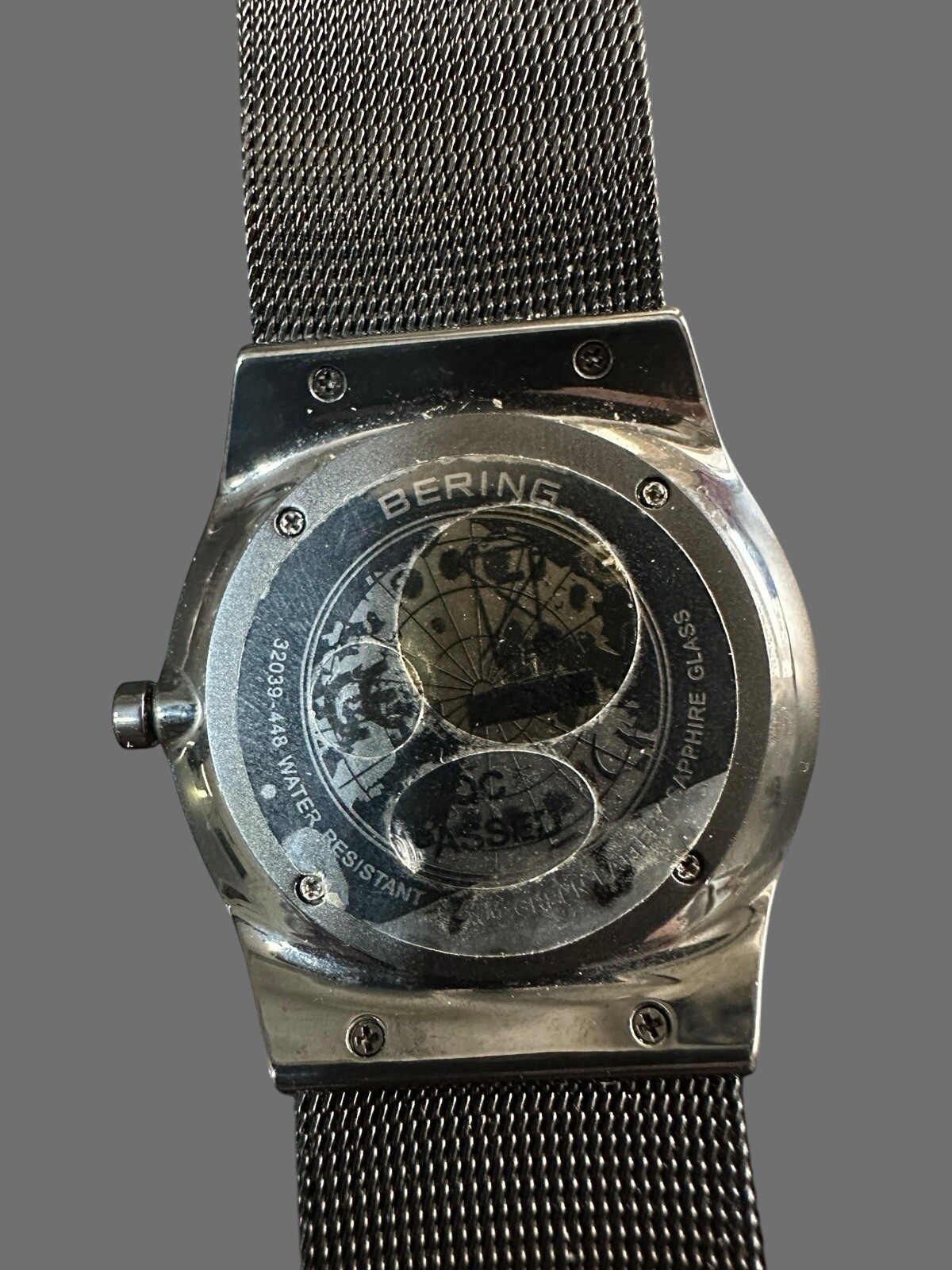 Bering Black Slim Ceramic Wristwatch – 32039-448 Stainless Steel Strap NWOB