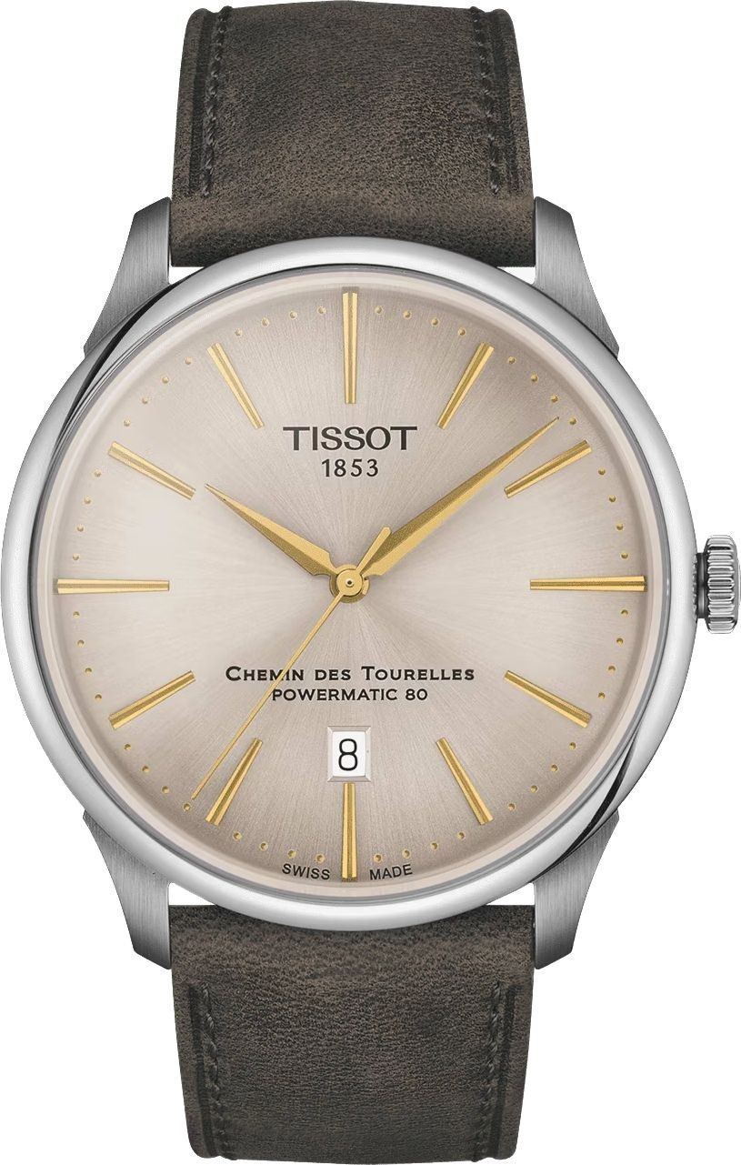 Tissot Chemin Des Tourelles Automatic Ivory Dial Men Watch T139.407.16.261.00