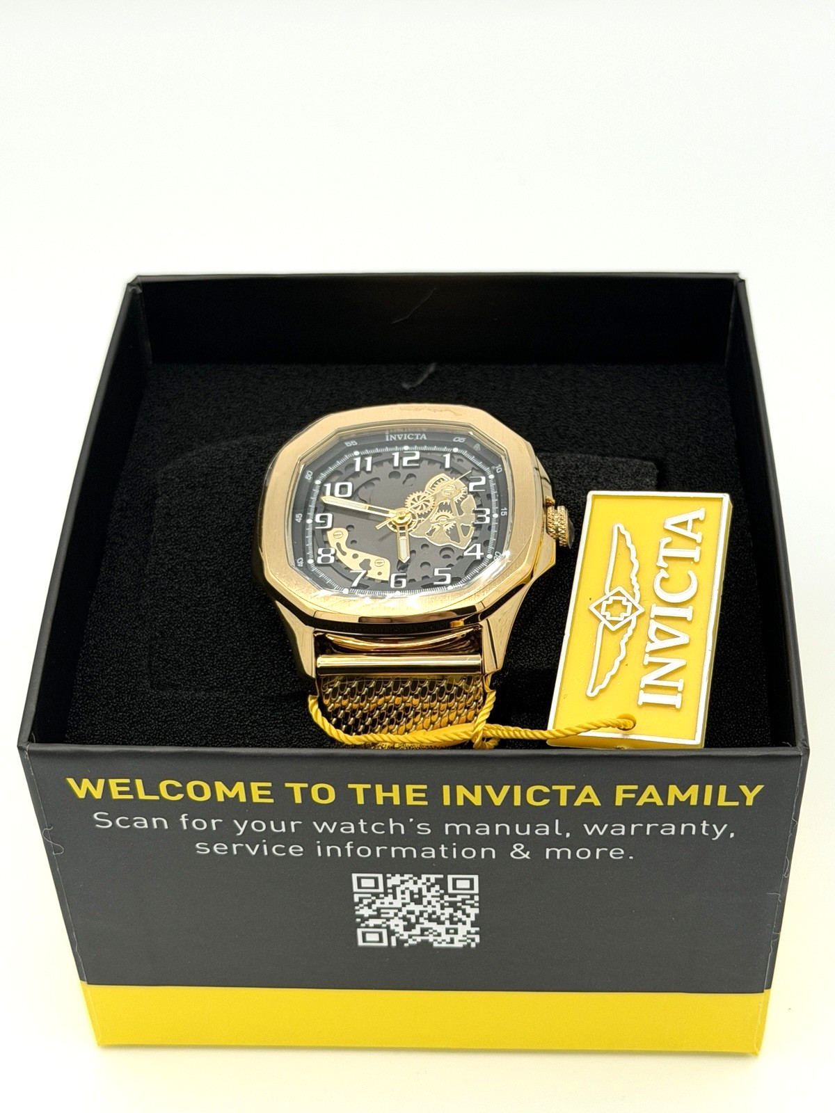 Invicta S1 Rally Diablo Men’s Watch – 45.5mm, Gold (48441) New