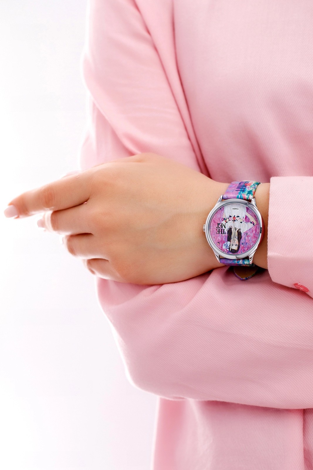 Timex Multicolour Womens Analogue Watch The Met X Klimt TW2W24900