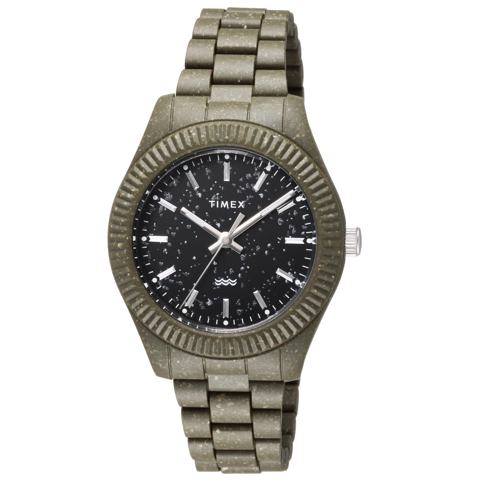 Unused TIMEX Waterbury Legacy TW2V77100 Black Stainless Men’s Watch in Box
