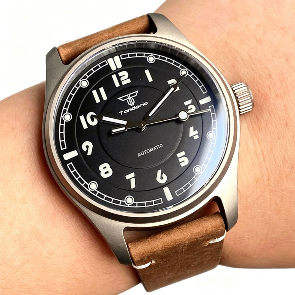 39mm NH35 Titanium Case Luxury Business 20ATM Diver Swim Men Mechanical Watch
