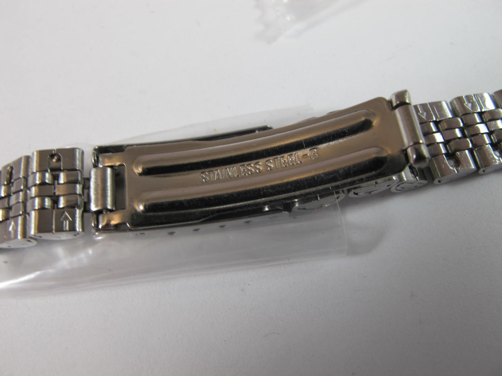 Seiko 4206-0519 band b5733s old stock steel watch band ladies 13mm curved ends