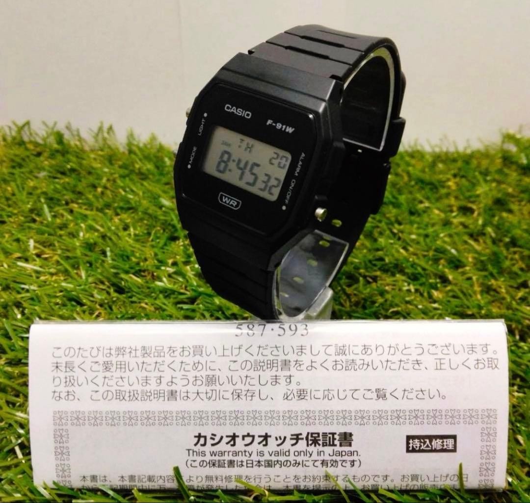 [Brand New & Authentic] CASIO F-91WB-1AJF Watch (Cheap Casio)