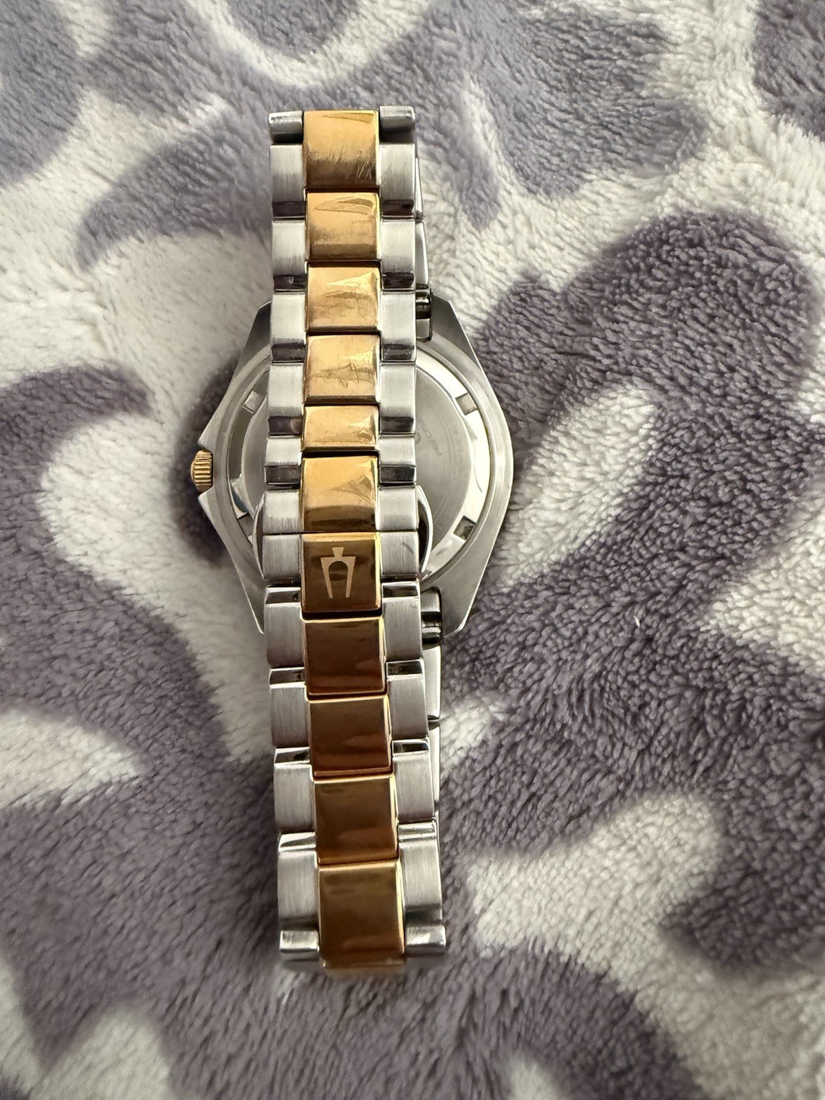 Bulova Precisionist Two Toned Wrist Watch for Women B3 2013 Needs New Battery