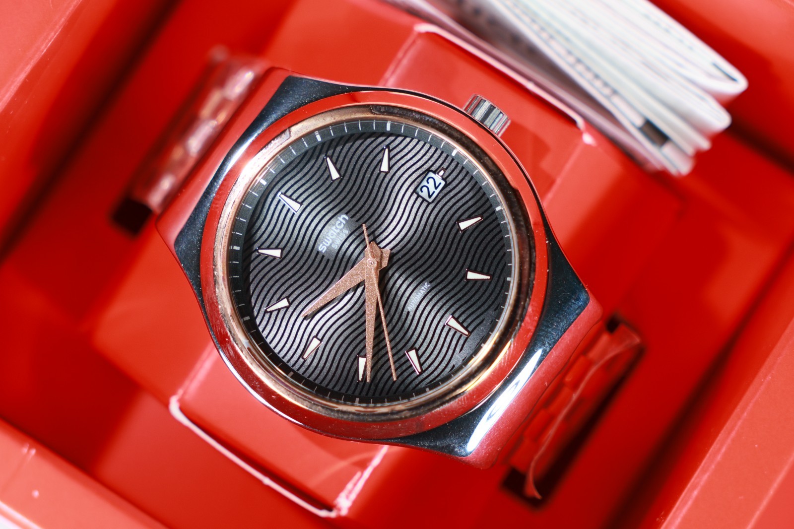 New Limited Swiss Made Automatic Sistem Tux 42MM YIS405G Stainless Gold CoLored
