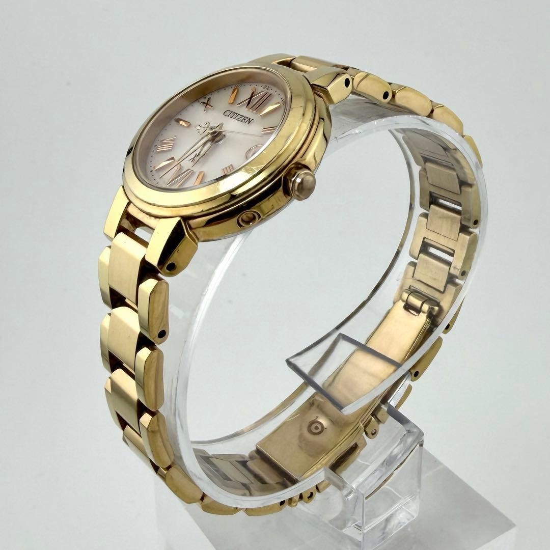 [Working Condition] Citizen Cross Sea H058 Radio-Controlled Solar Gold Wat【USED】
