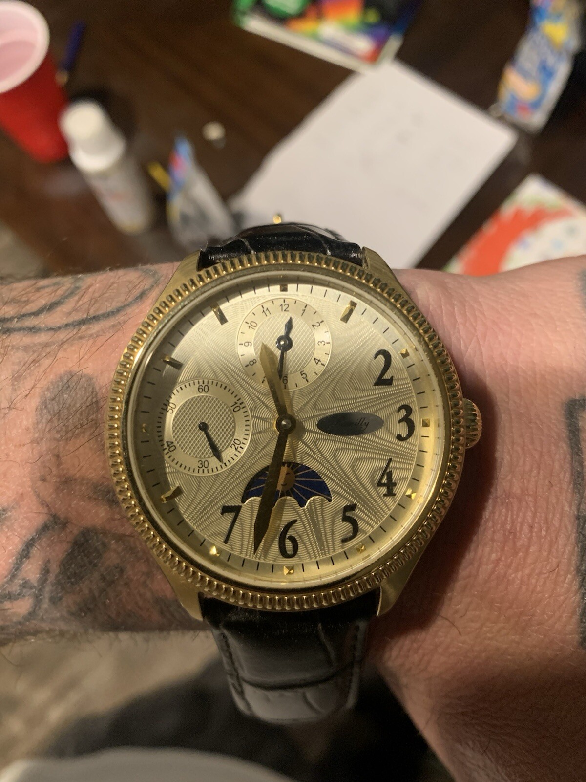 Jean Romilly Watch W Certificate. Never Worn. Custom Made. 1 Of 1. 2016