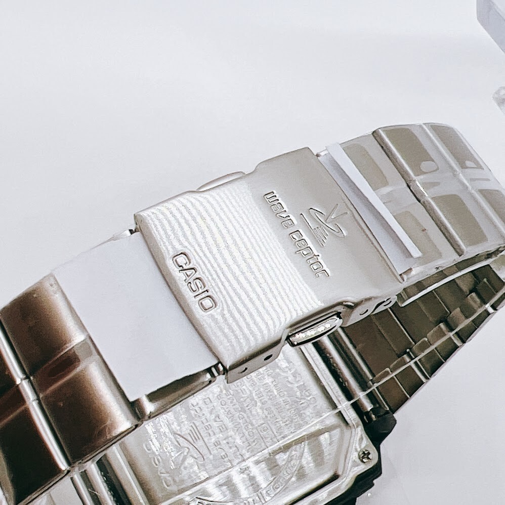 CASIO WAVE CEPTOR WV-59RD-1AJF Men’s Watch Super Illuminator Japan Silver