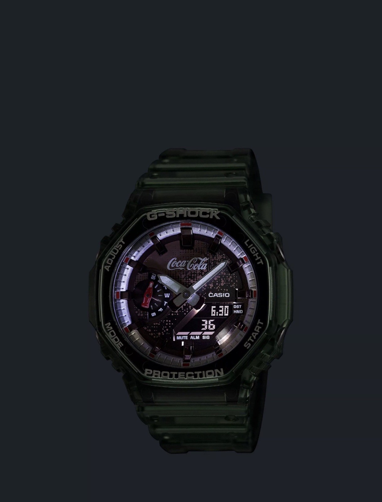 CASIO G-SHOCK GA-2100CC-3AJR ANALOG-DIGITAL 2100 Series Coca-Cola 140th NEW