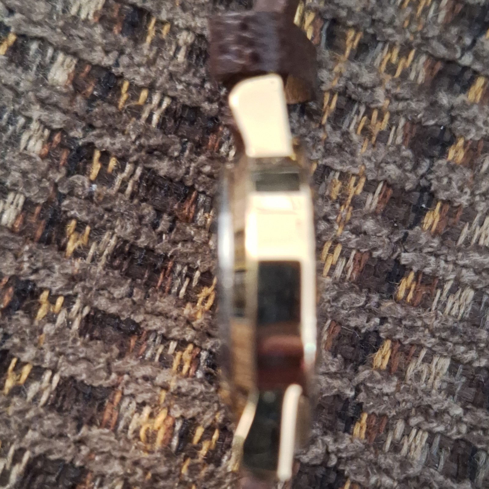 Joan Rivers Classics Women’s Quartz Watch Gold Case Brown Leather 30mm