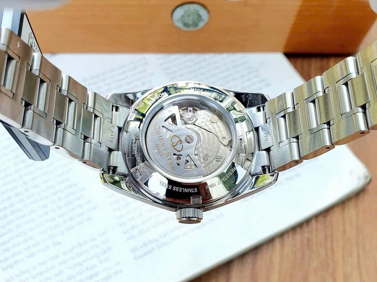 Orient Star Sapphire Crystal Automatic Gray Dial Men’s Watch RK-AU0110N