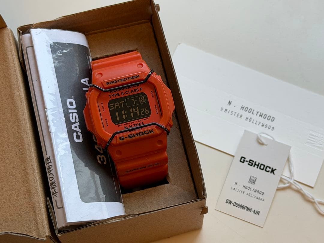 Collaboration G SHOCK N.HOOLYWOOD Limited Speed Orange DW 5600