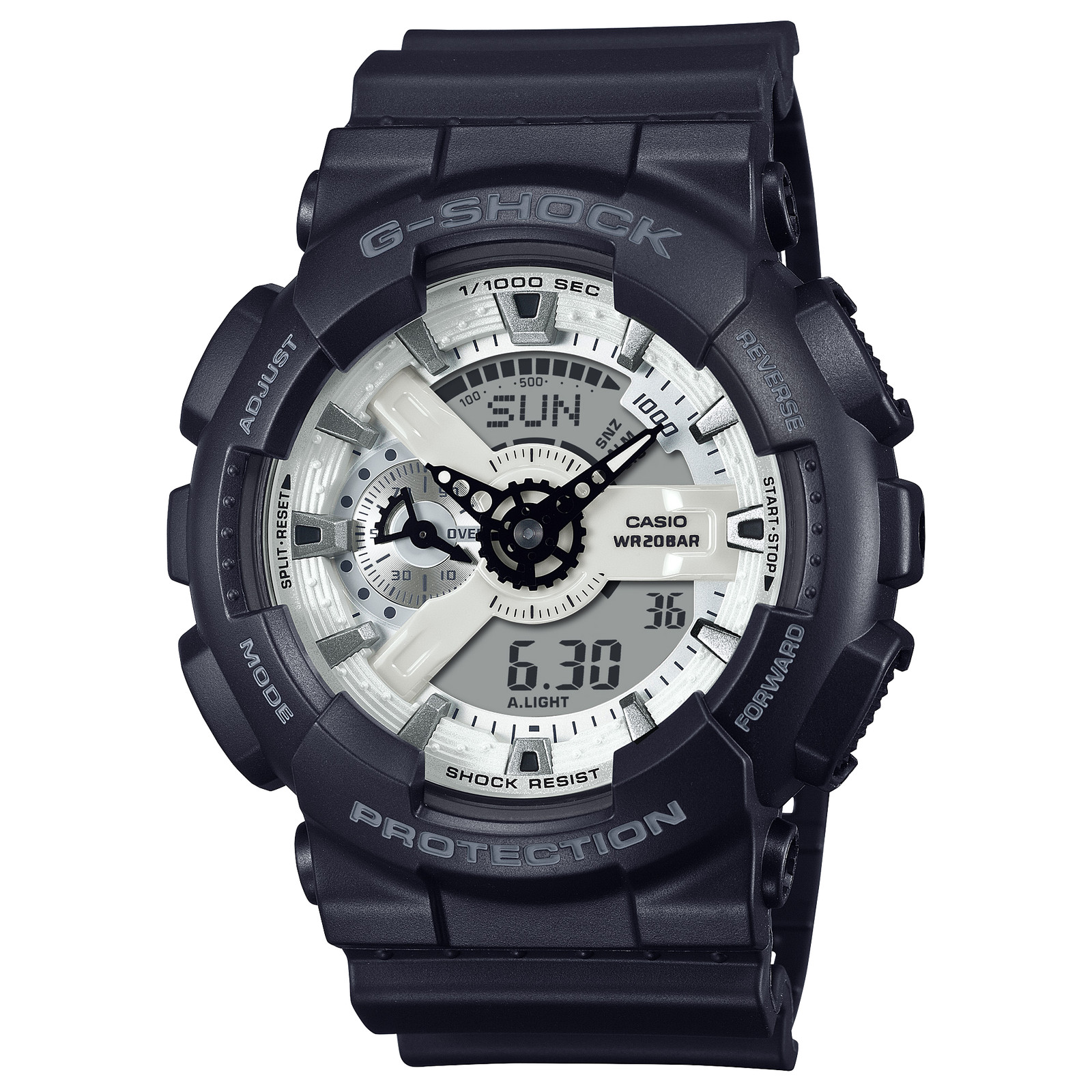 Casio G-Shock GA-110WD-1AJF Quartz White Dial 51.2 mm Watch